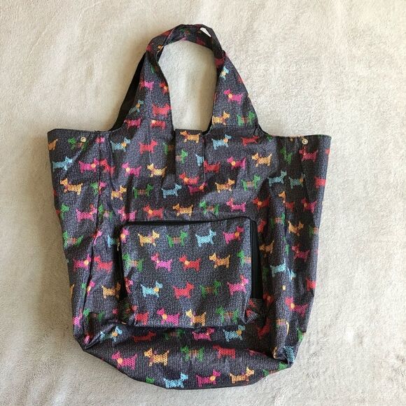 NWOT Extra Large Tote Puppy Print Tote Bag - Picture 3 of 14